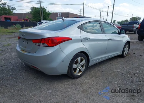 2013 Hyundai Elantra Gls из США, поврежденный, VIN 5NPDH4AE1DH183123